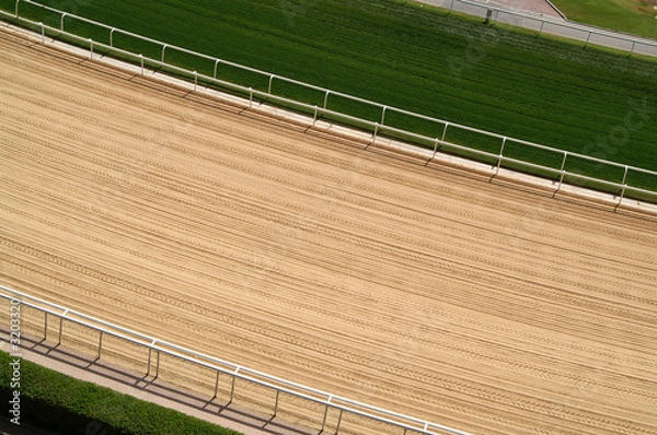 Fototapeta champ de course 4