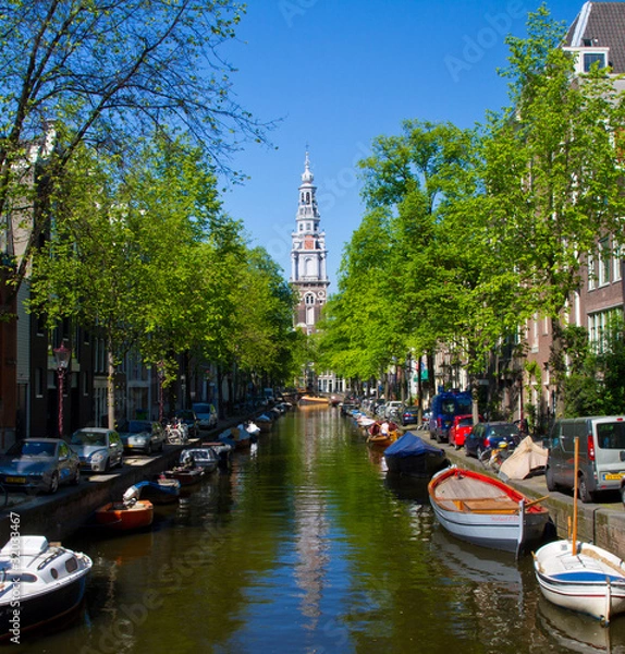 Fototapeta Amsterdam, canale