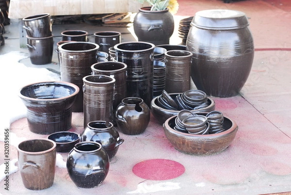 Obraz bake pottery 도자기 항아리