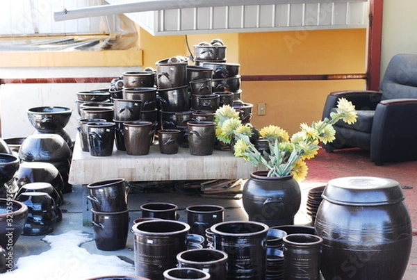 Obraz bake pottery 도자기 항아리