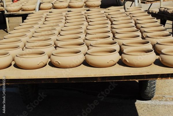 Obraz bake pottery 도자기 항아리