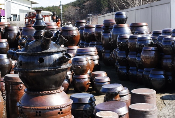 Obraz bake pottery 도자기 항아리