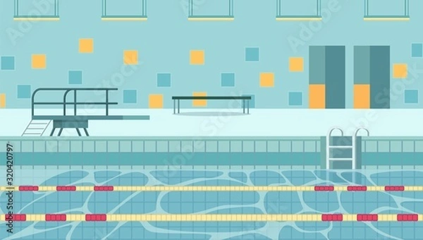 Obraz Indoor Swimming Pool Based within School Grounds