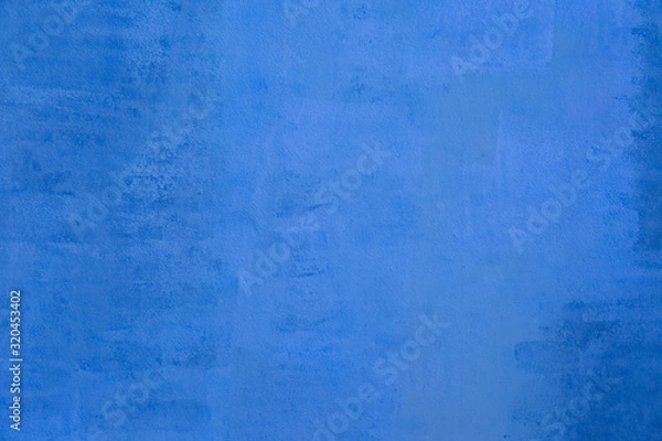 Obraz Old cement paint blue wall