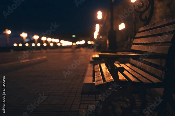 Obraz street at night