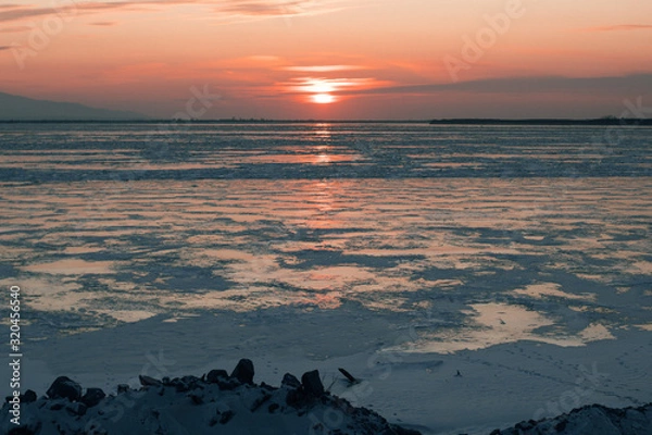 Obraz sunset over the sea