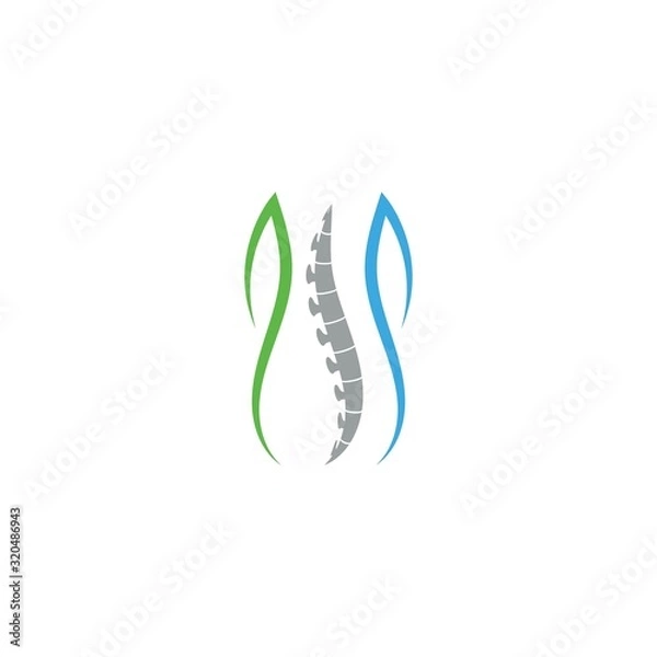 Obraz Bone care  icon Vector Illustration design Logo