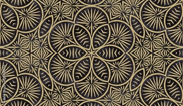 Obraz Art Deco Seamless Repeating Pattern