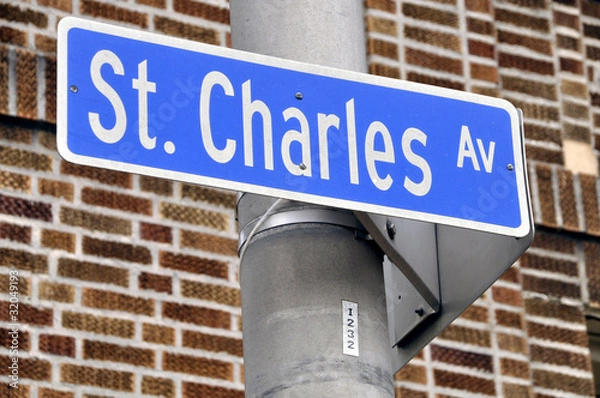 Obraz St. Charles street sign