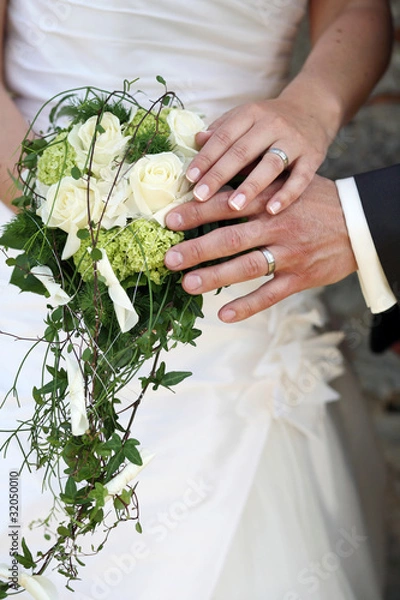 Obraz Brautpaar Hände