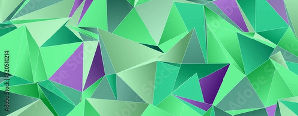 Fototapeta Abstract Low-Poly background. triangulated texture. Design 3d. Polygonal geometrical pattern. Triangular modern style
