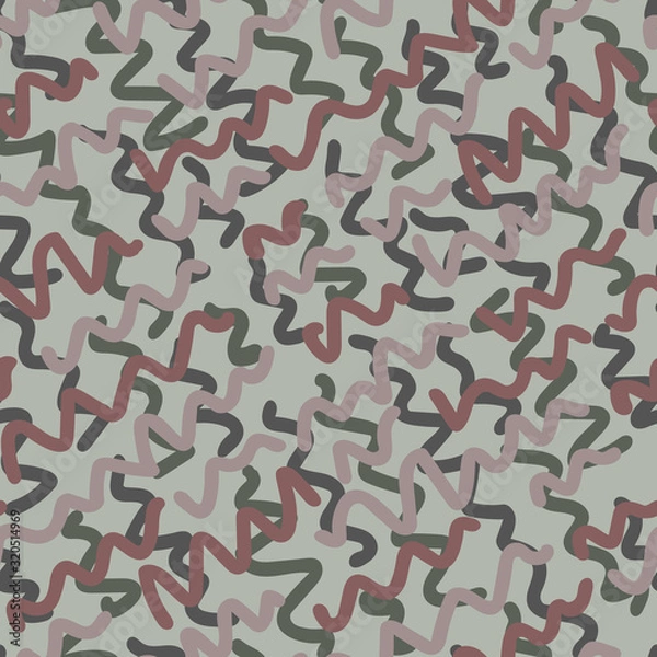 Obraz Seamless Pattern of Zig Zag Elements. Abstract Background.