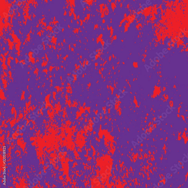 Obraz Vintage grunge colored retro background. Abstract textured pattern, layout for design packaging, business cards, websites, postcards, posters, brochures, fabrics, covers. Two-color futuristic mock-up