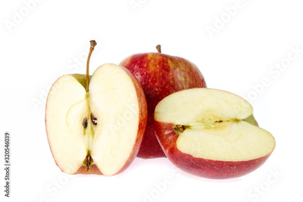 Obraz red apple isolated on white