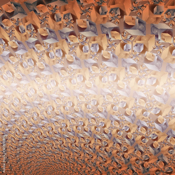 Fototapeta abstract fractalised background 