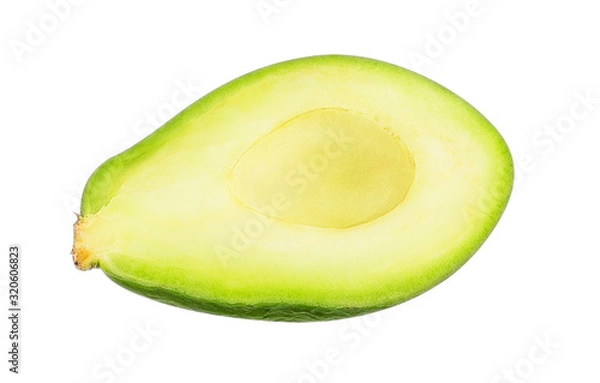 Fototapeta Avocado isolated on white background with clipping path