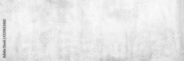 Fototapeta White concrete wall as background