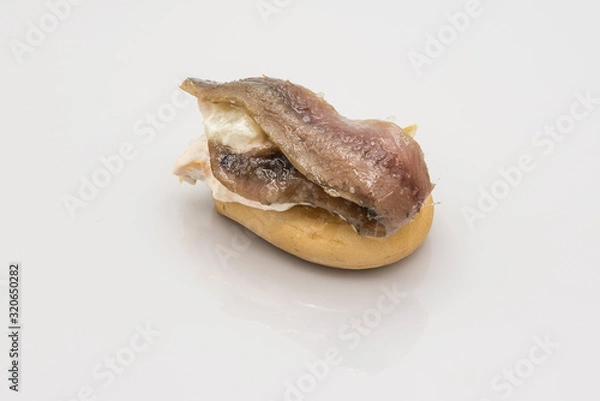 Fototapeta Russian red bread, Marinera tapa