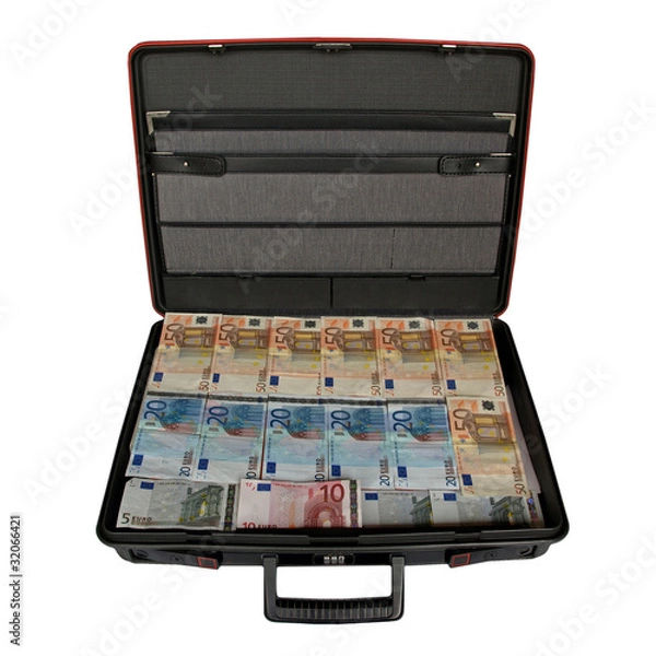 Obraz Money in briefcase