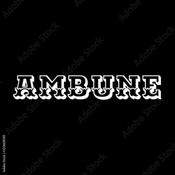 Fototapeta logo with writing tekluk that has a black color and there are 3d motifs that are white and besides that there is a black background