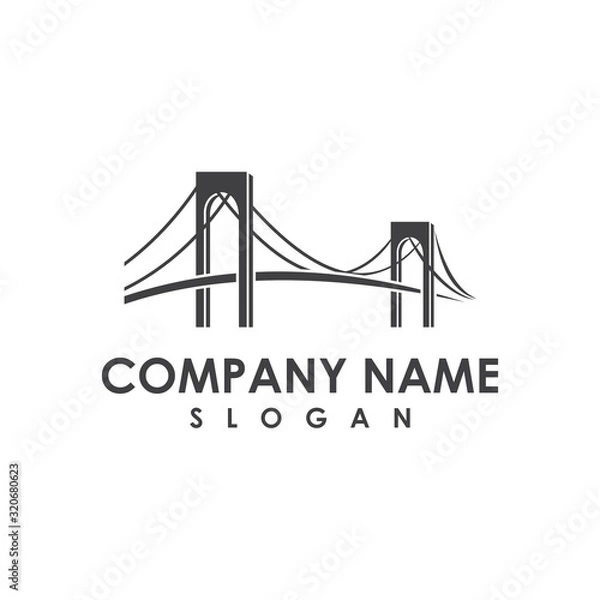 Fototapeta Bridge Logo