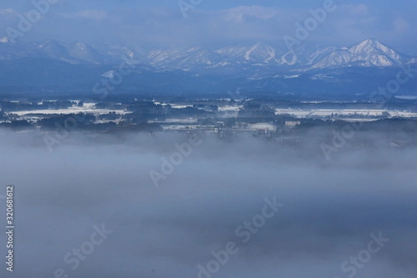 Fototapeta 岩手県　奥羽山脈と雲海