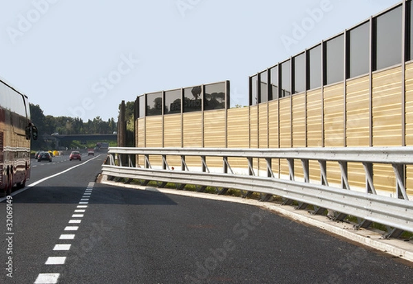 Obraz Motorway sound barriers 2