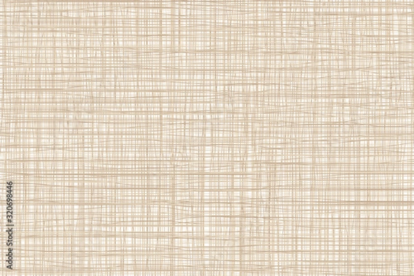 Obraz Texture of burlap, canvas. Vector background.