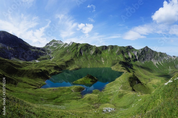 Obraz Schrecksee w środku lata