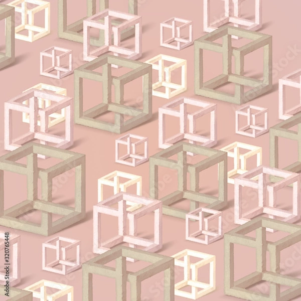 Fototapeta Geometric background light