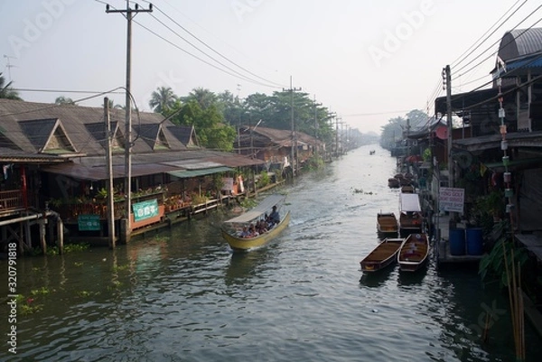Obraz boats on the river