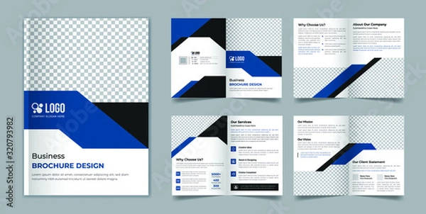Obraz Corporate 8 page brochure design