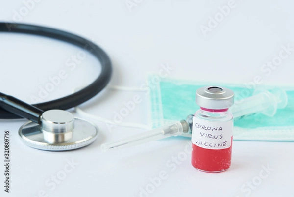 Fototapeta Concepts of treatment against Wuhan corona virus