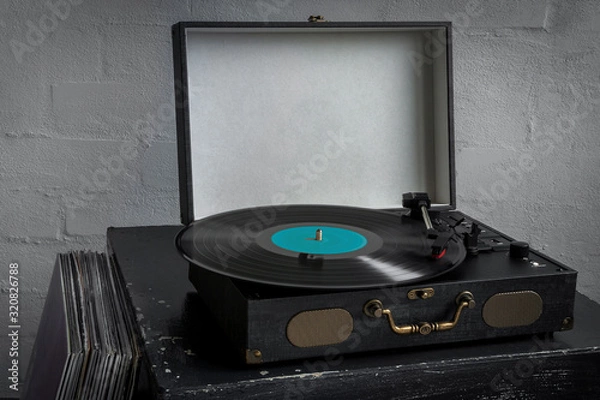 Fototapeta Retro turntable