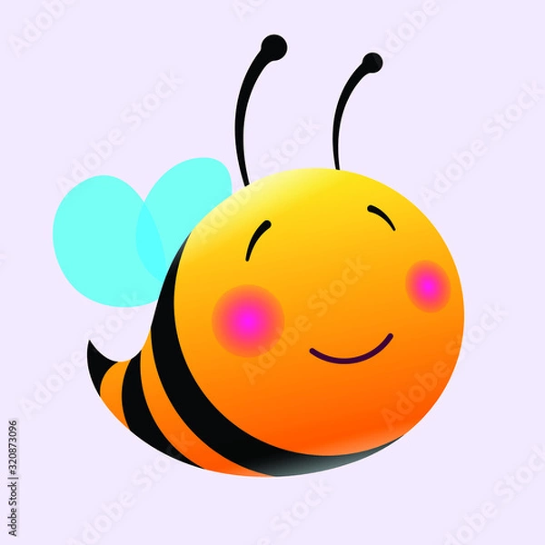 Obraz Happy Bee Flying