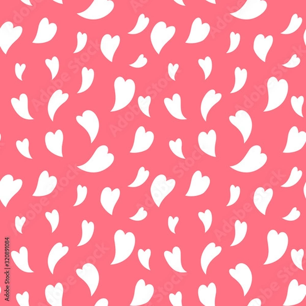 Obraz Seamless pattern with hearts.