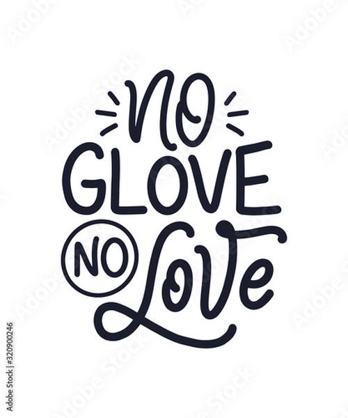 Fototapeta Safe sex slogan, great design for any purposes. Lettering for World AIDS Day design. Funny print, poster and banner with phraase about condoms. Vector