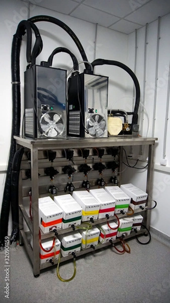 Obraz Post mix machine