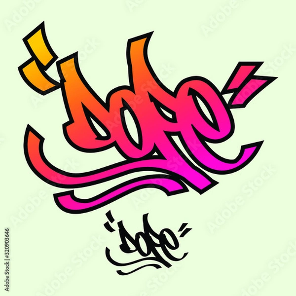 Obraz Dope Graffiti