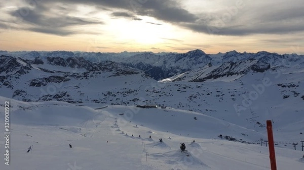 Fototapeta winter in mountains