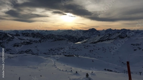 Fototapeta mountains in winter