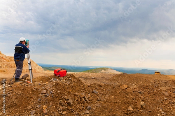 Obraz Gold Mine worker