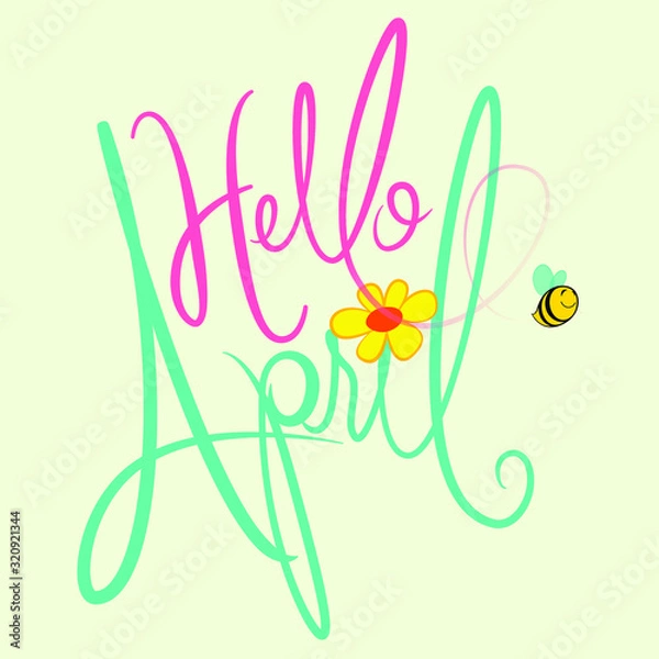 Obraz Hello April