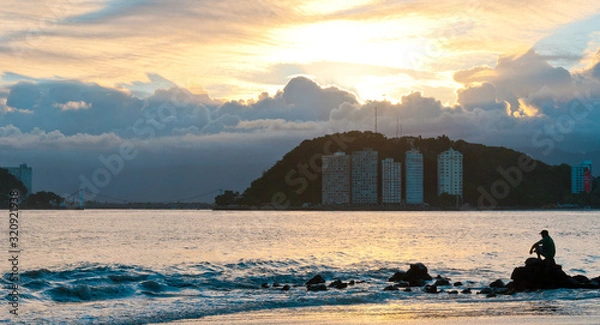 Obraz sunset on the beach