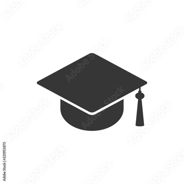 Obraz Graduation Cap Icon Vector Illustration