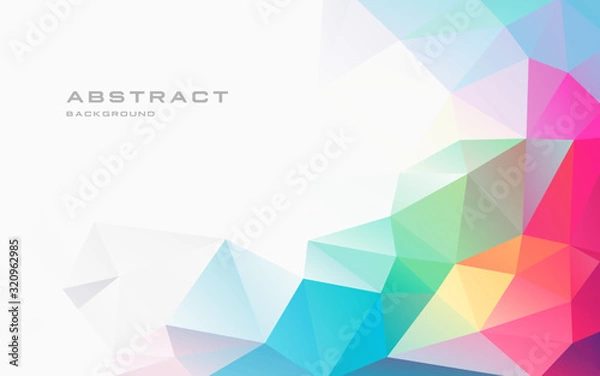 Obraz Illustration vector graphic abstract geometric background