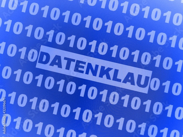 Fototapeta Datenklau