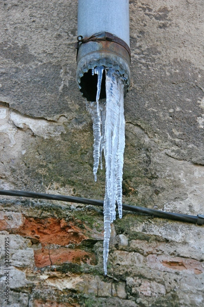 Fototapeta icicle danger