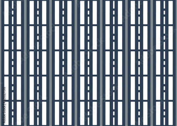 Fototapeta Seamless geometric pattern design illustration. Background texture. In blue, white, grey colors.
