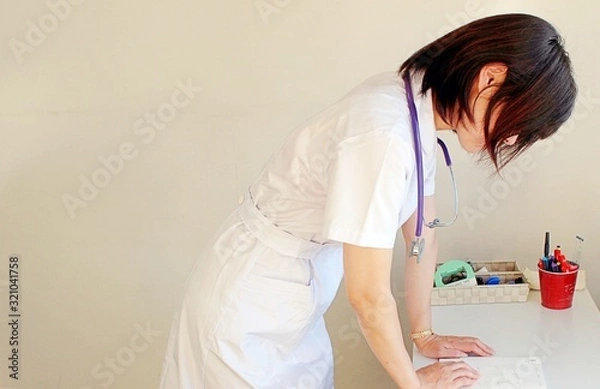 Obraz 人物　看護師　女性　医療　事務